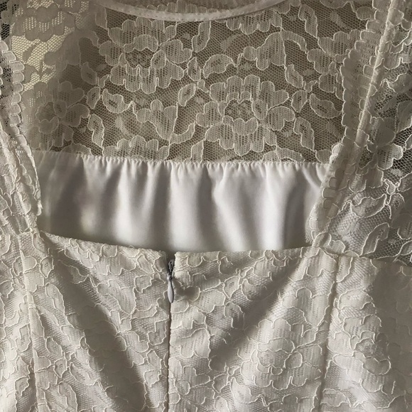 NWOT Calvin Klein White Lace Dress - Picture 3 of 7